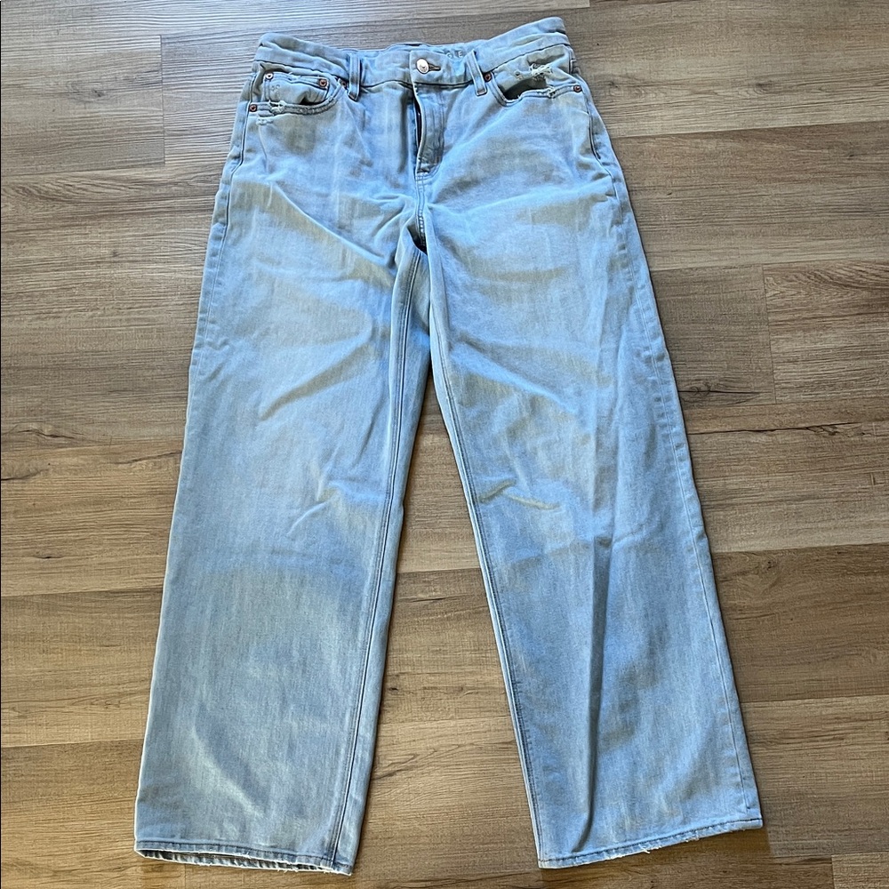 American Eagle Outfitters Light Blue High Rise Jeans
